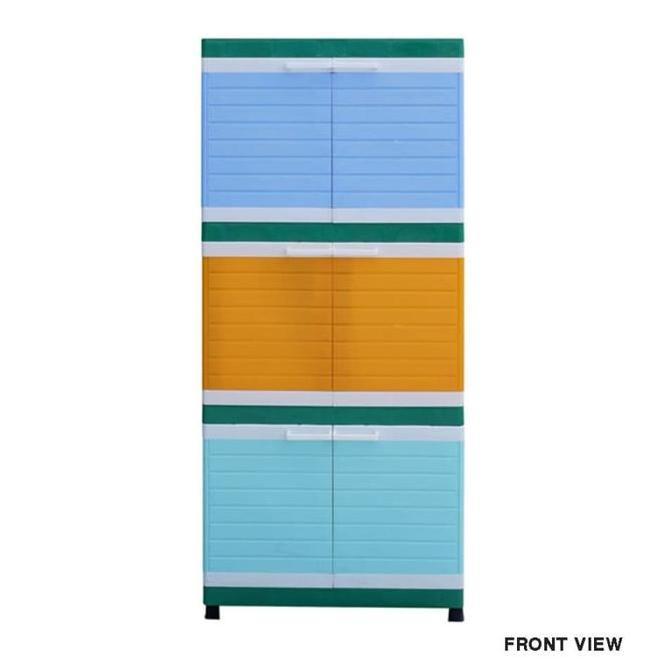 Club Lemari Plastik 3 Susun Lemari pakaian Mini Club 3 Susun