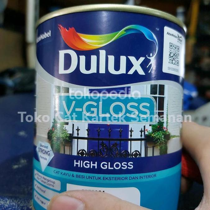 HARGA DISC - Dulux V Gloss High Gloss Walnut 46461 Gloss Weathershield ( 1 liter )