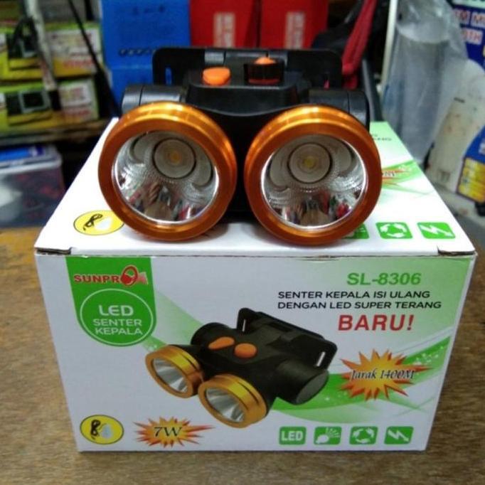 Update Senter Kepala Dual Led Sunpro SL-8306 all-u99 Ayo Beli