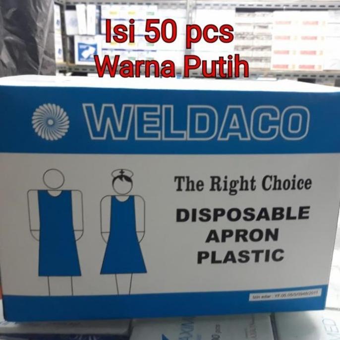 TERBARU - Apron medis plastik weldaco- celemek Apron medis