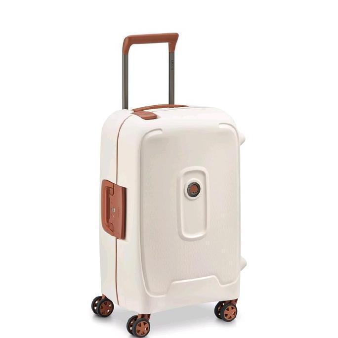 NEW Koper 20 Inch Delsey Moncey Cabin Frame Case Tanpa Zipper - Beige