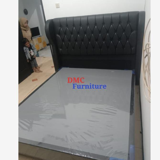 Dipan Springbed Divan Springbed 160x200 1 set sama Sandaran