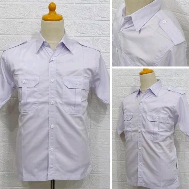 Termurah / Hot Sale Kemeja Pdh Putih Jumbo Pria Wanita | Seragam Kantor | Seragam Pns | Kemeja Dinas