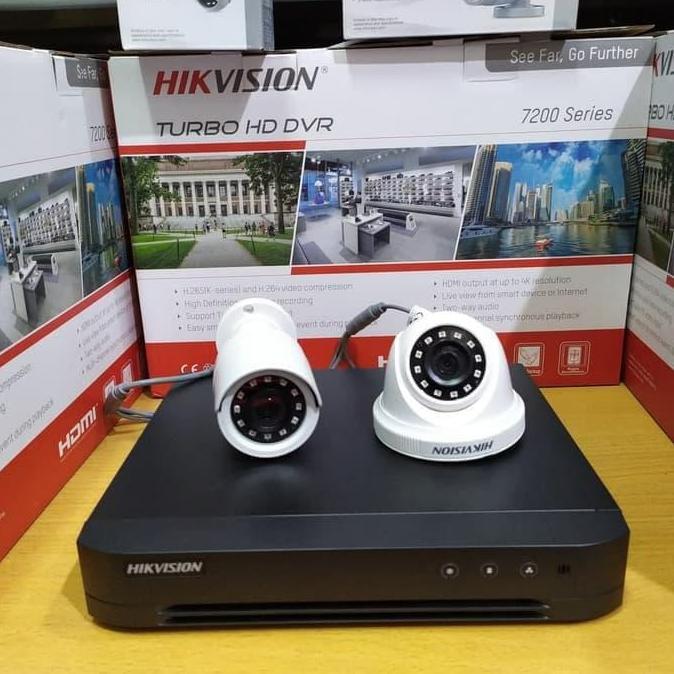 Paket CCTV 4 Kamera CCTV 2 MP Hikvision HDD 1TB