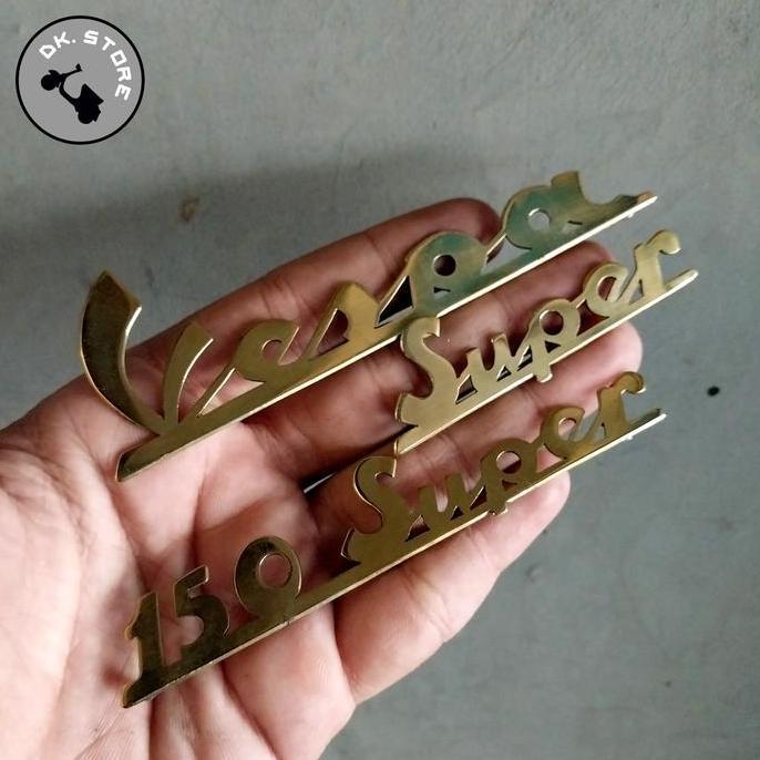 Emblem vespa super set kuningan