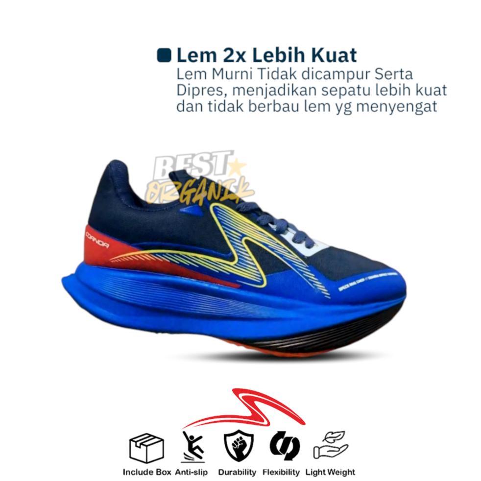 New Deals Sepatu Joging Pria Wanita Specs Putih Merah - Sepatu Lari Pria Sepatu Sport Pria Sepatu Ru