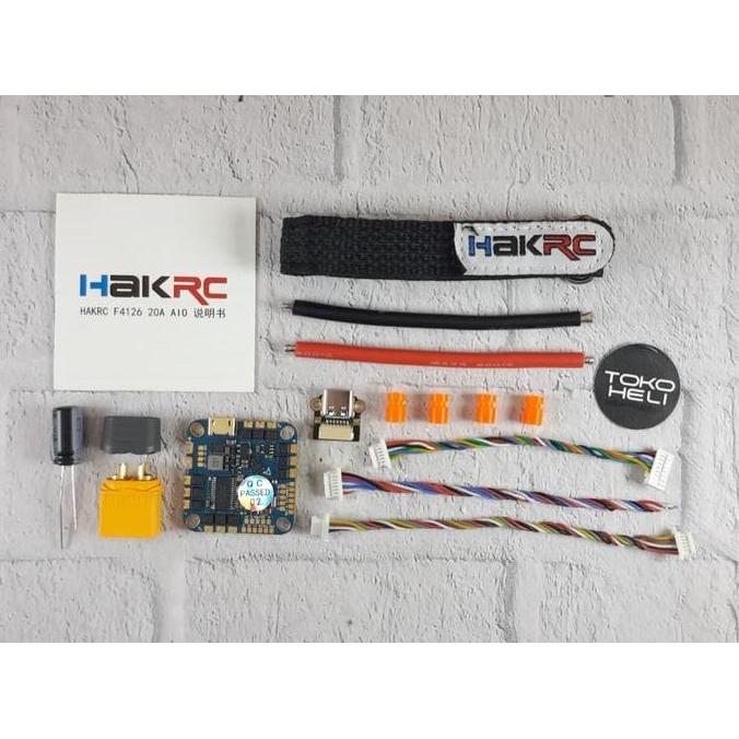 HAKRC F411 20A 2-5S AIO Flight Controller FC ESC Reptile Cloud V2