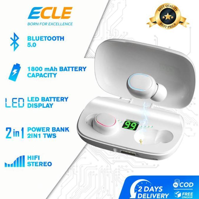 [New Launch] ECLE T11 TWS Bluetooth 5.0 Earphone Wireless Headphone