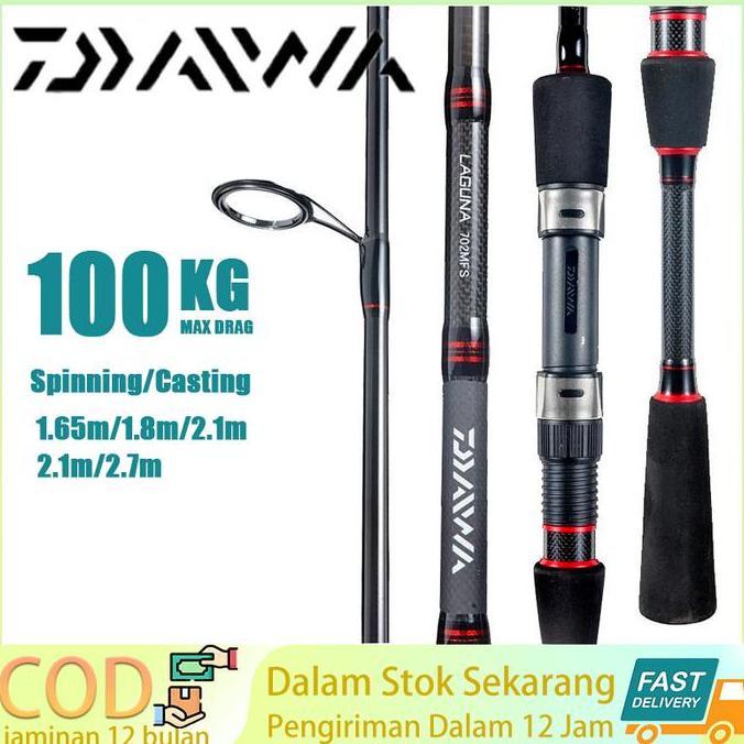 Daiwa Joran Pancing Spinning Joran Casting Joran Reel 165cm-270cm