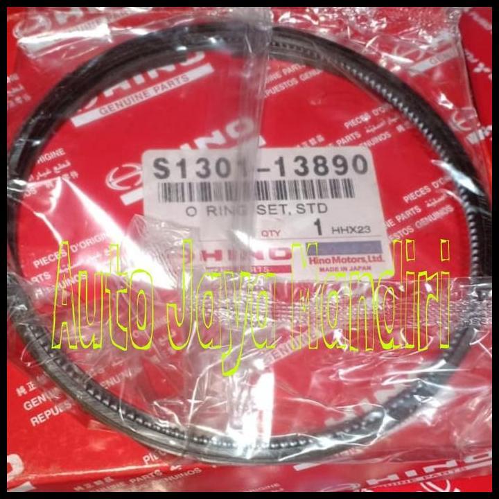 DISKON RING SEHER RING PISTON HINO LOHAN 260TI LOHAN J08C 1SET MERK HINO 