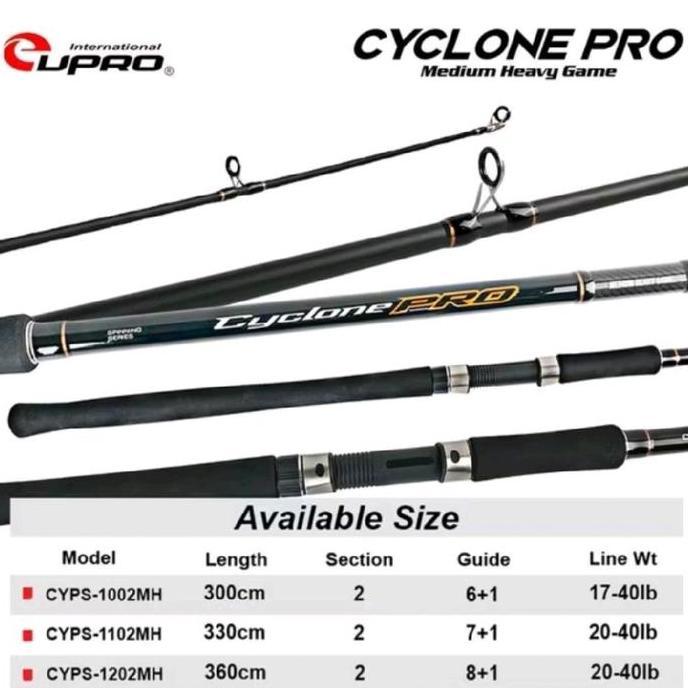 Joran EUPRO CYCLONE PRO | Popping | Pasiran | Rock Fish | | Pancing | Free Packing