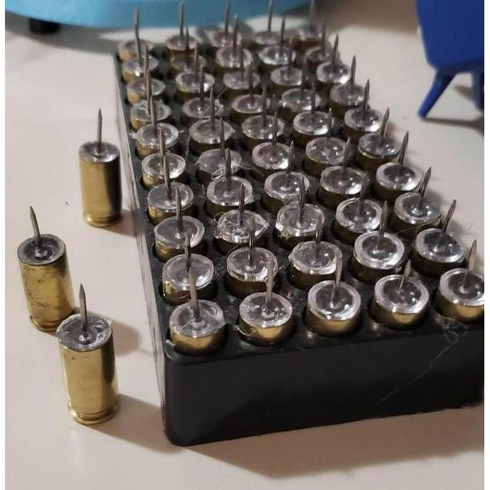 9mm Pushpin Bullet casing selongsong