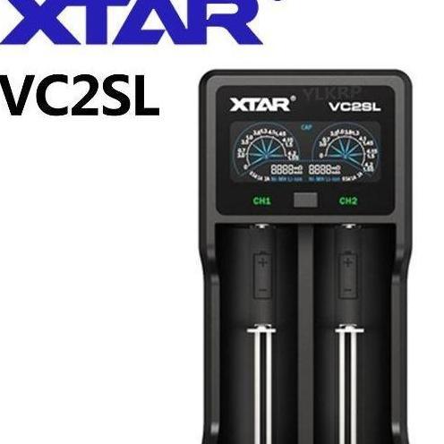 XTAR VC2SL CHARGER, PROTECTED 21700, USB C, POWER BANK FUNCTION PROMO TERBATAS