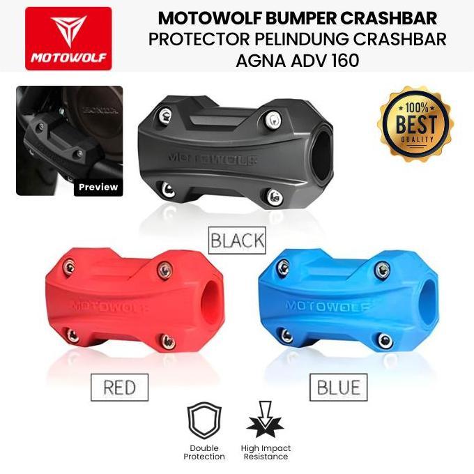 Motowolf Bumper Crashbar Protector Pelindung Crashbar Agna Adv 160