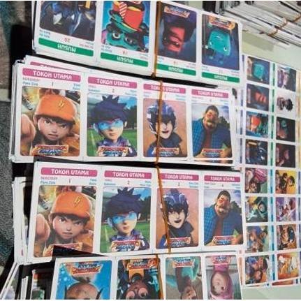 kartu kwartet mainan angka jadul 90 an kartu umbul 1 ikat 320pc