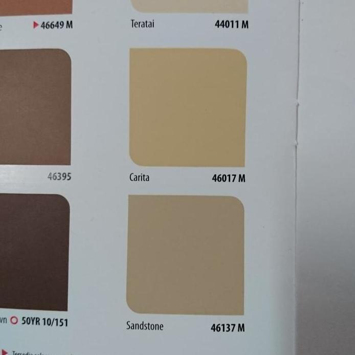 Cat Dulux Weathershield 46137 M Sandstone kemasan 2.5 L ( galon )