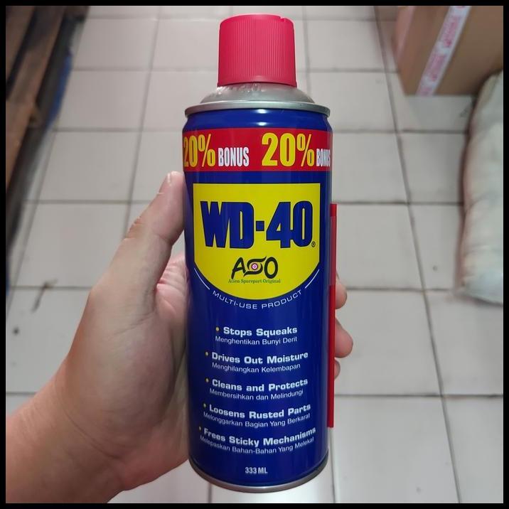 TERLARIS SEMPROTAN PEMBERSIH ANTI KARAT WD40 WD 40 WD-40 333ML 333 ML 