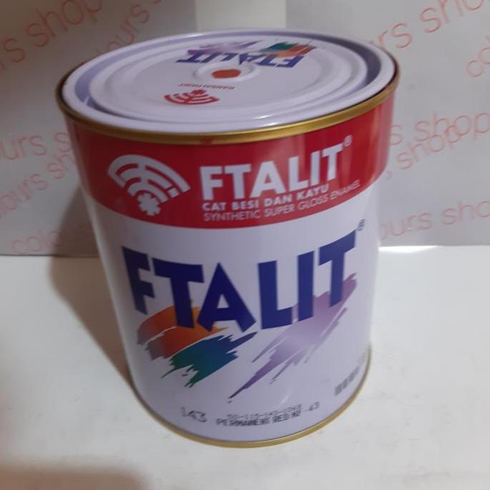 CAT FTALIT KAYU BESI WARNA MERAH/PERMANENT RED 143 ISI 1KG