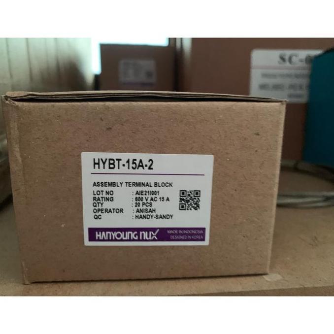 HANYOUNG NUX HYBT 15A 2 600V ASSEMBLY TERMINAL BLOCK