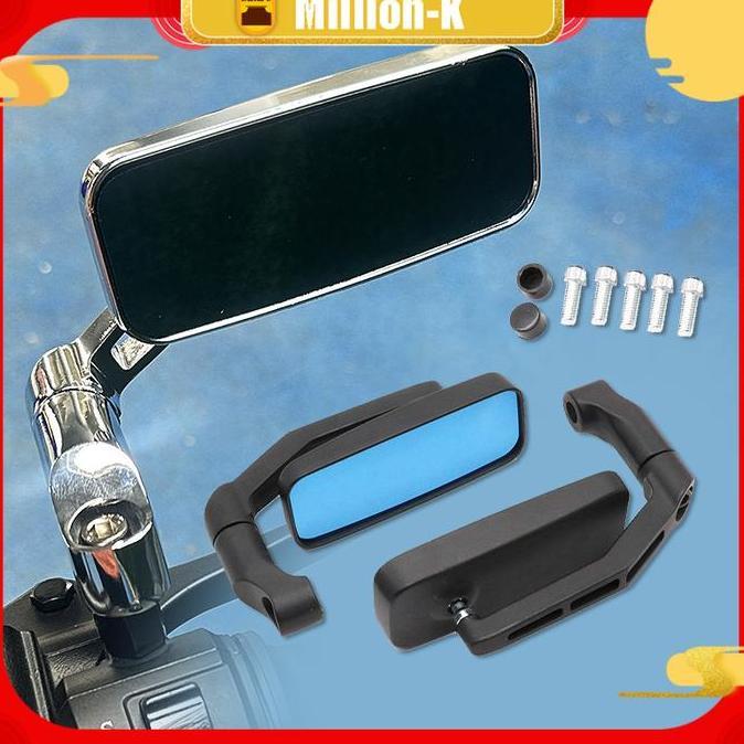 Kaca Spion Sepeda Motor / Spion Motor Lipat Fastbikes / Kaca Spion Dengan Kaca Biru