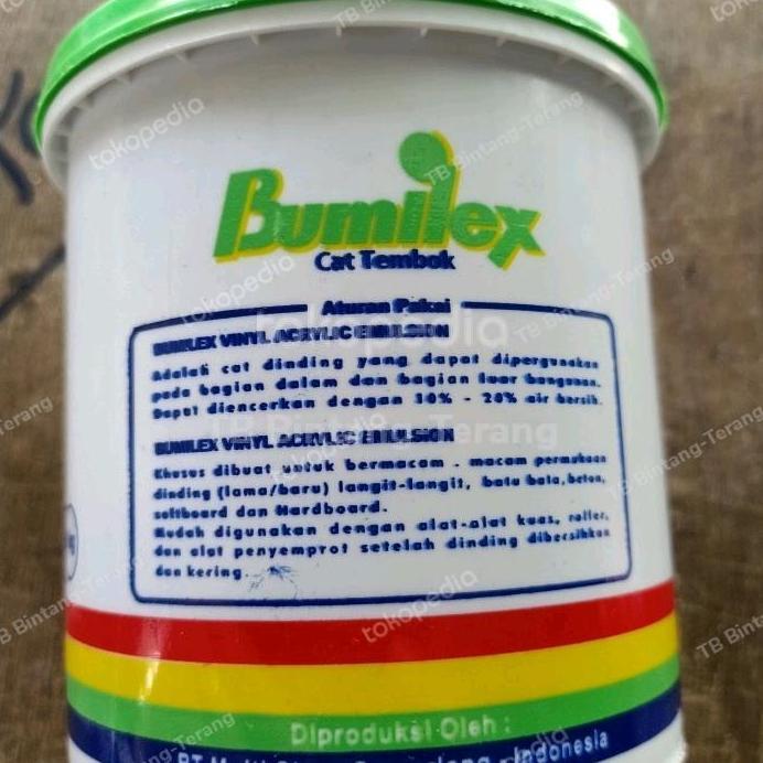 CAT TEMBOK BUMILEX 1 KG WARNA HITAM