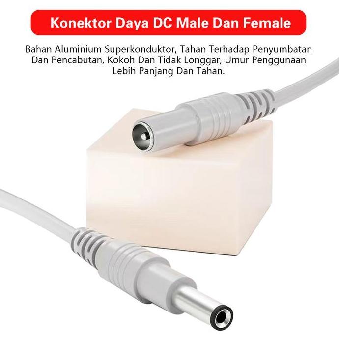 XIHANCAM Kabel LAN RJ45 Dan Kabel Power DC 12V 2 IN 1 Kabel LAN Power CCTV Extension 10 20 Meter