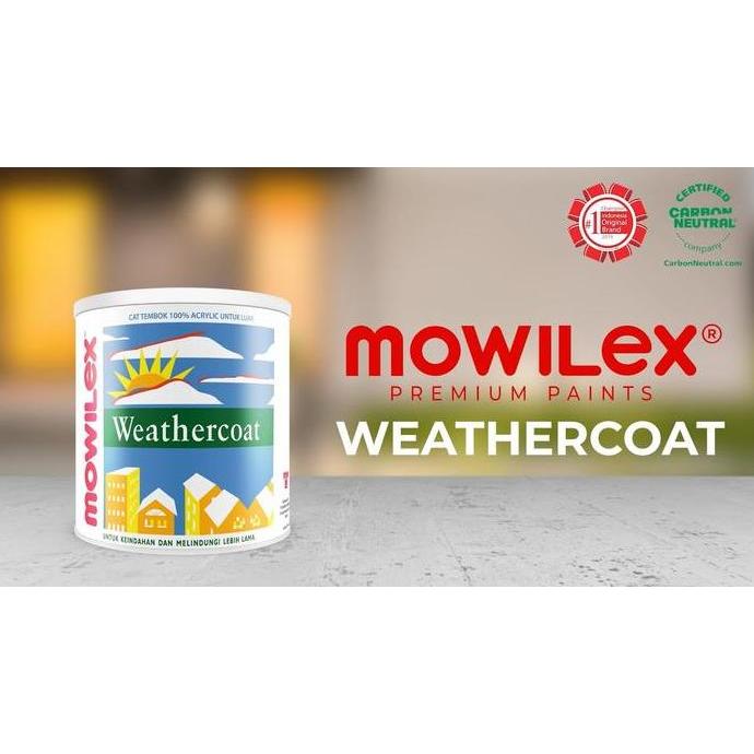 CAT TEMBOK MOWILEX WEATHERCOAT (CAT EXTERIOR)-READY SEMUA WARNA