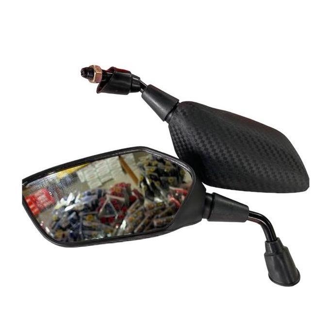 TERBARU Spion Motor Pcx Carbon Standar Tangkai Pendek Spion Model Pcx Carbon Tangkai Pendek DRAT 14