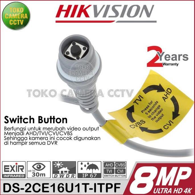 Sale Kamera Cctv Hikvision Outdoor 8Mp Ultra Hd 4K