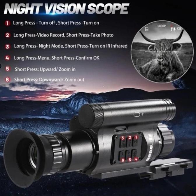 Teropong scope Nigt vision NVH plus vision 075