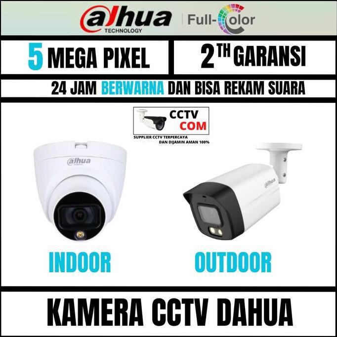 Sale Kamera Cctv Dahua 5 Megapixel Colorvu Audio / Non Audio