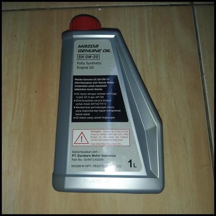 TERBARU MGO OLI MAZDA SKYACTIVE SN 0W20 PAKET 5 LITER BONUS OLI FILTER 