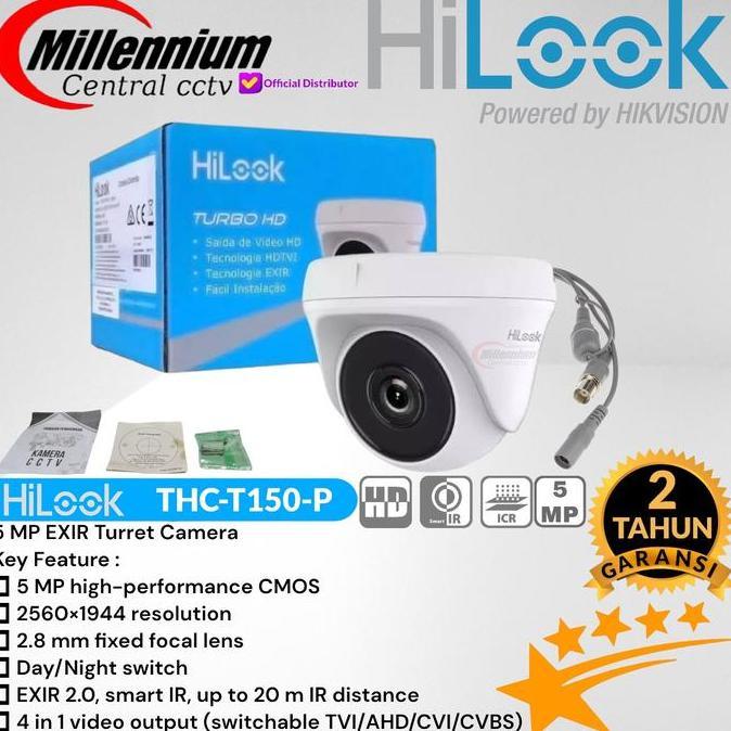 Grosir Hilook Thc-T150-P 5Mp / Hilook Camera Cctv Indoor Analog 5Mp