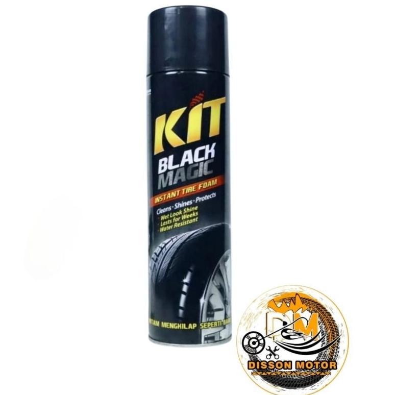 Cuci Gudang  Kita Black Magic Ban | Kit Ban | Semir Ban Semprot 360Ml