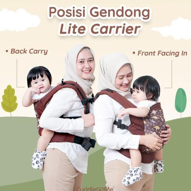 BELI Cuddle Me Lite Carrier Motif Gendongan Bayi M Shape SSC Gendong Depan Baby 4 Bulan Bayi BELI