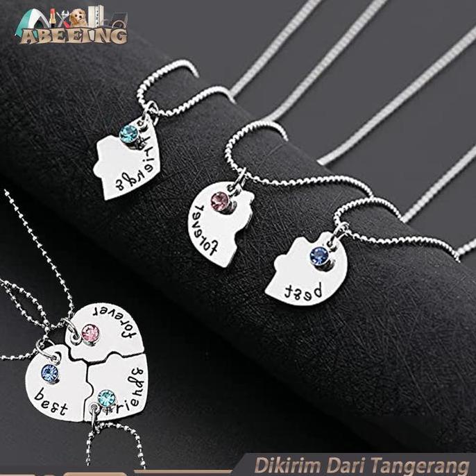 SYAUBAN Kalung Persahabatan 3 Orang Magnet Kalung Best Friend Forever