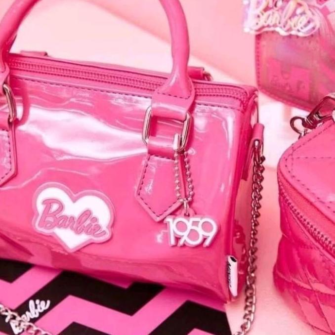 UPFRADE STYLE  Tas Selempang Wanita Miniso x Barbie Collection - Barbie Collection Crossbody Bag (Hi