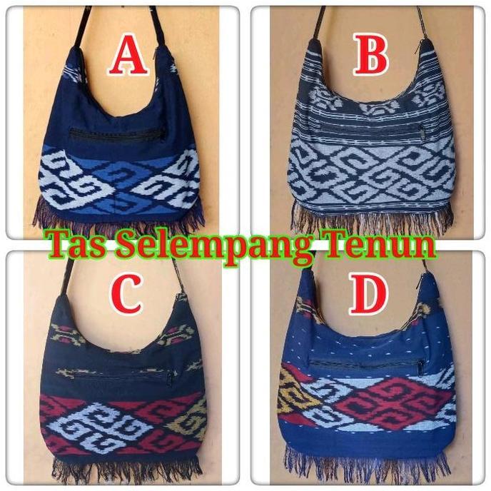 PROMO Tas Tenun Lombok Selempang Besar Tas Kain Tenun Etnik Jepara Pria Wanita Tas Outdoor Pendaki T