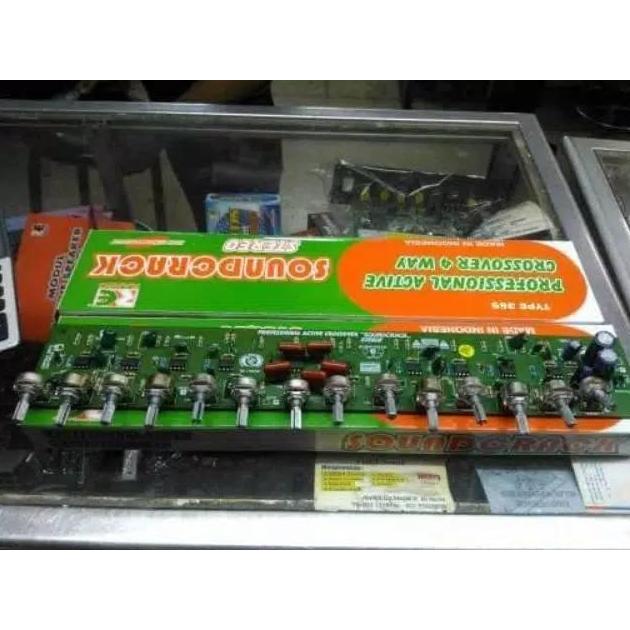 Kit aktif crossover 4 way stereo