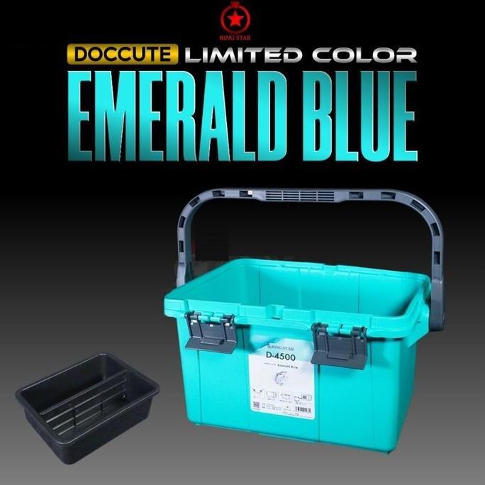 Tackle Box | Box Pancing Ring Star DOCUTTE - 4500 Limited Emerald Blue DIN