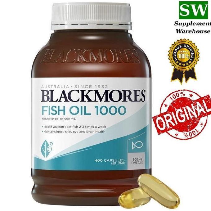 Bitamin- Blackmores Fish Oil 1000 Mg Omega 3 - 400 Caps