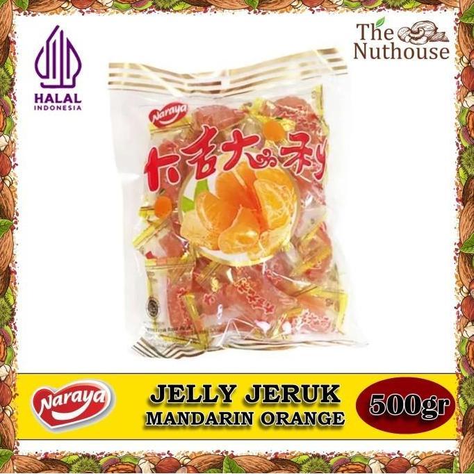 Naraya Jelly Jeruk Mandarin Orange 500gr [HALAL]