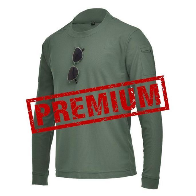 Fuku- Kaos Polos / Baju Polos Pria Tactical - Lengan Panjang Premium