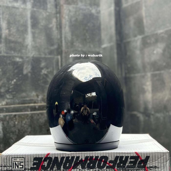 Helm Slim Head Tx500 Sni + Kaca Visor Snail Original Original Dan Terpercaya