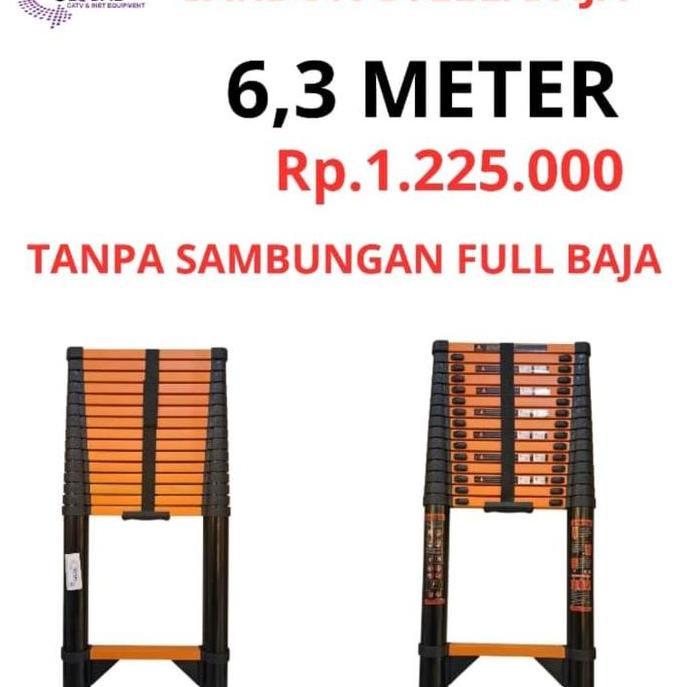 Promo Tangga Telescopic 6.3 Meter Global