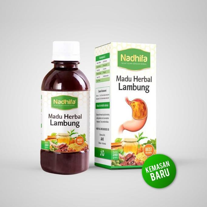 Kenk- Madu Herbal Lambung Nadhifa / Madu Sehat Lambung Nadhifa 280Gr - Madu Spesialis Maag & Typus P
