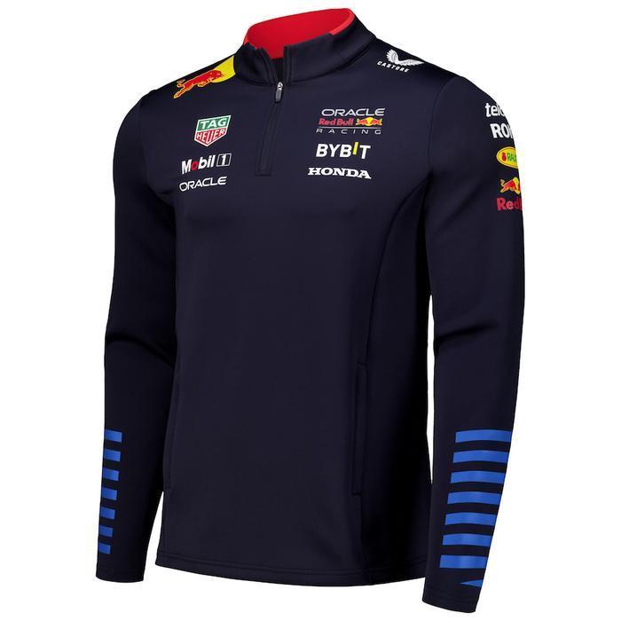 Redbull Castore Jaket Pria Keren Terbaru Team F1 Racing Hoodie Crewneck Grade Ori Unisex Hitam X Abu