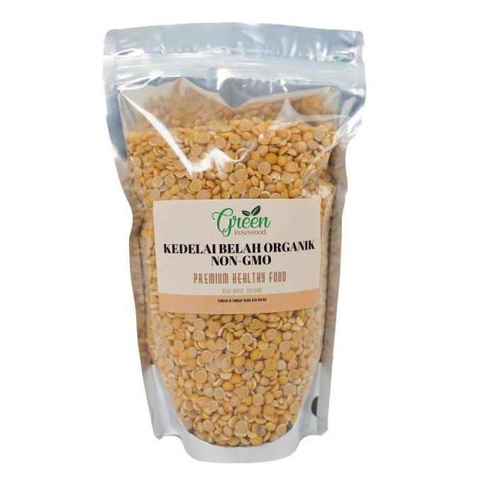 KACANG KEDELAI KUPAS ORGANIK - NON GMO 500 GR | KEDELAI NON GMO 500 GR