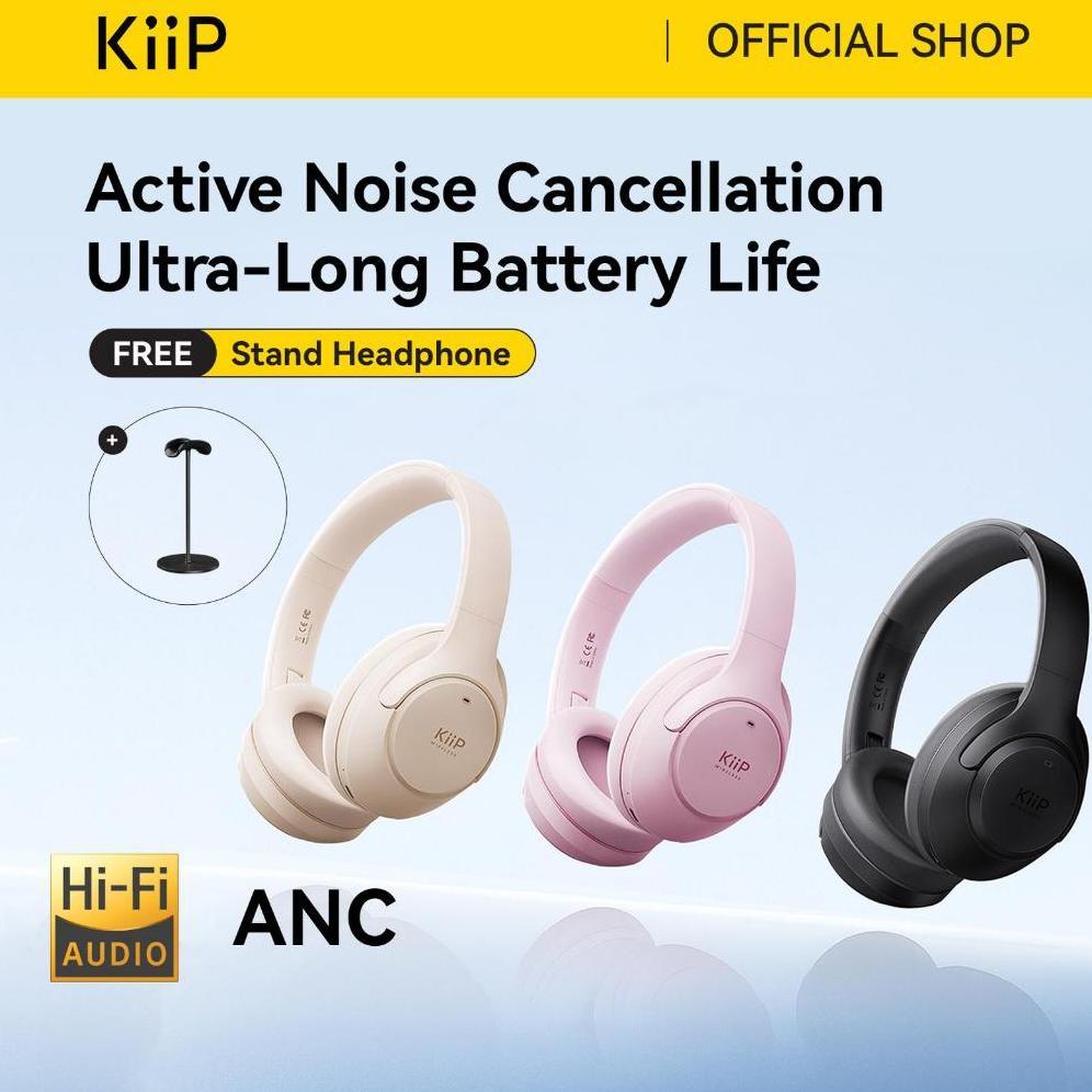 KiiP Wireless TH90 ANC Wireless Over-Ear Headphone Spatial Audio