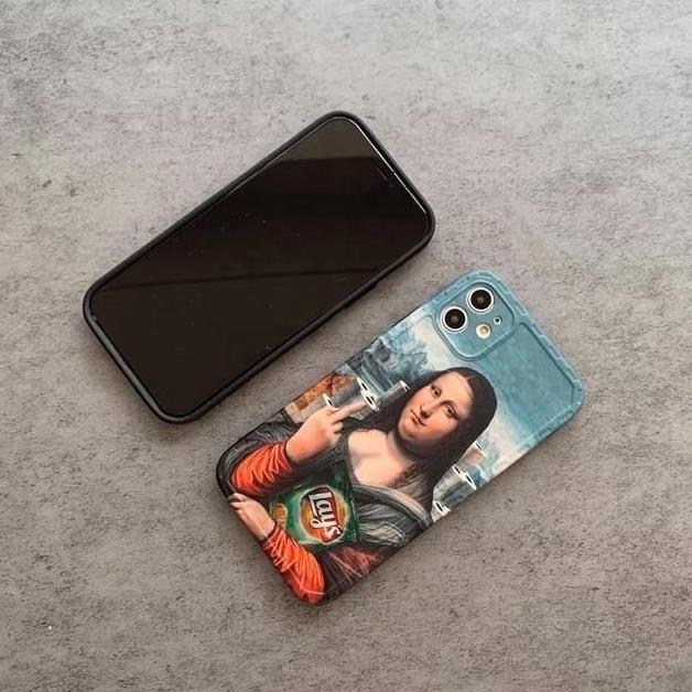 Case iPhone 14 13 12 11 XR /Pro/Max #F Monalisa
